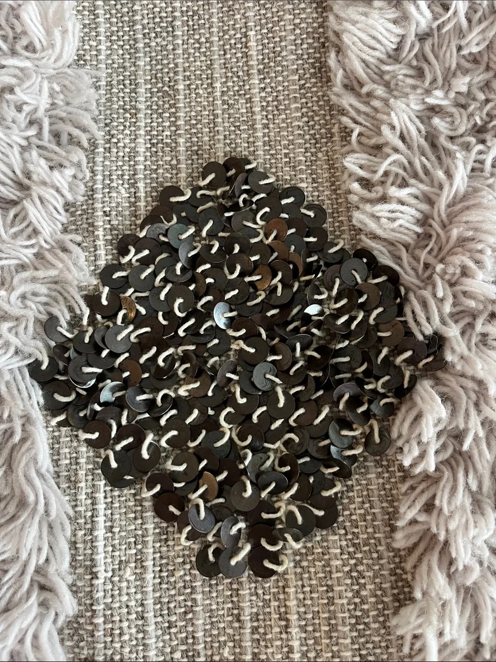 West Elm Neutral Handwoven Accent Pillow Cover